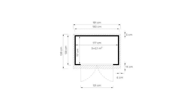 Cabane à outils Mollie