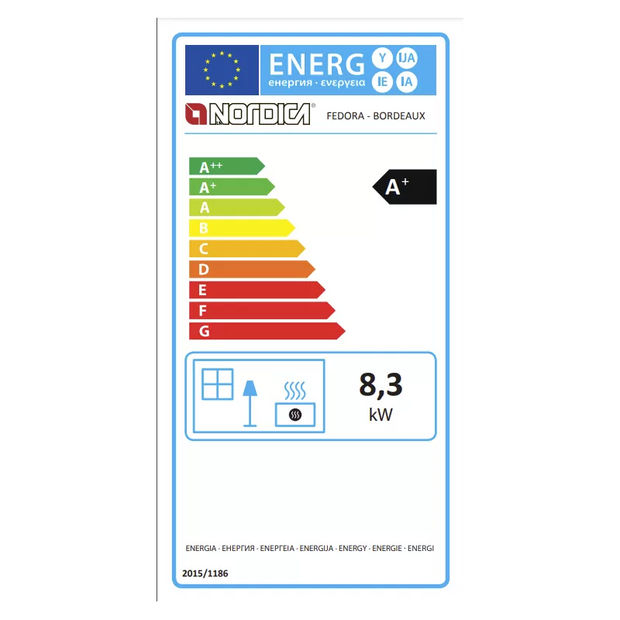 Poêle à Bois Fedora – 9 Kw