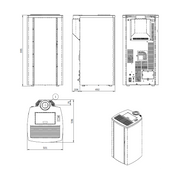 Poêle à Granulés Étanche Cristallo Silenzio Up - 9,2 Kw